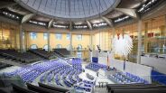 Deutscher Bundestag, 145. Plenarsitzung Symbolbild, Symbolfoto und Themenbild des leeren Plenarsaal im Deutschen Bundestags